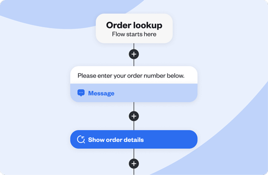 Easy to use chatbot flow builder