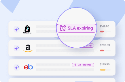 TikTok SLA expiring dashboard example.