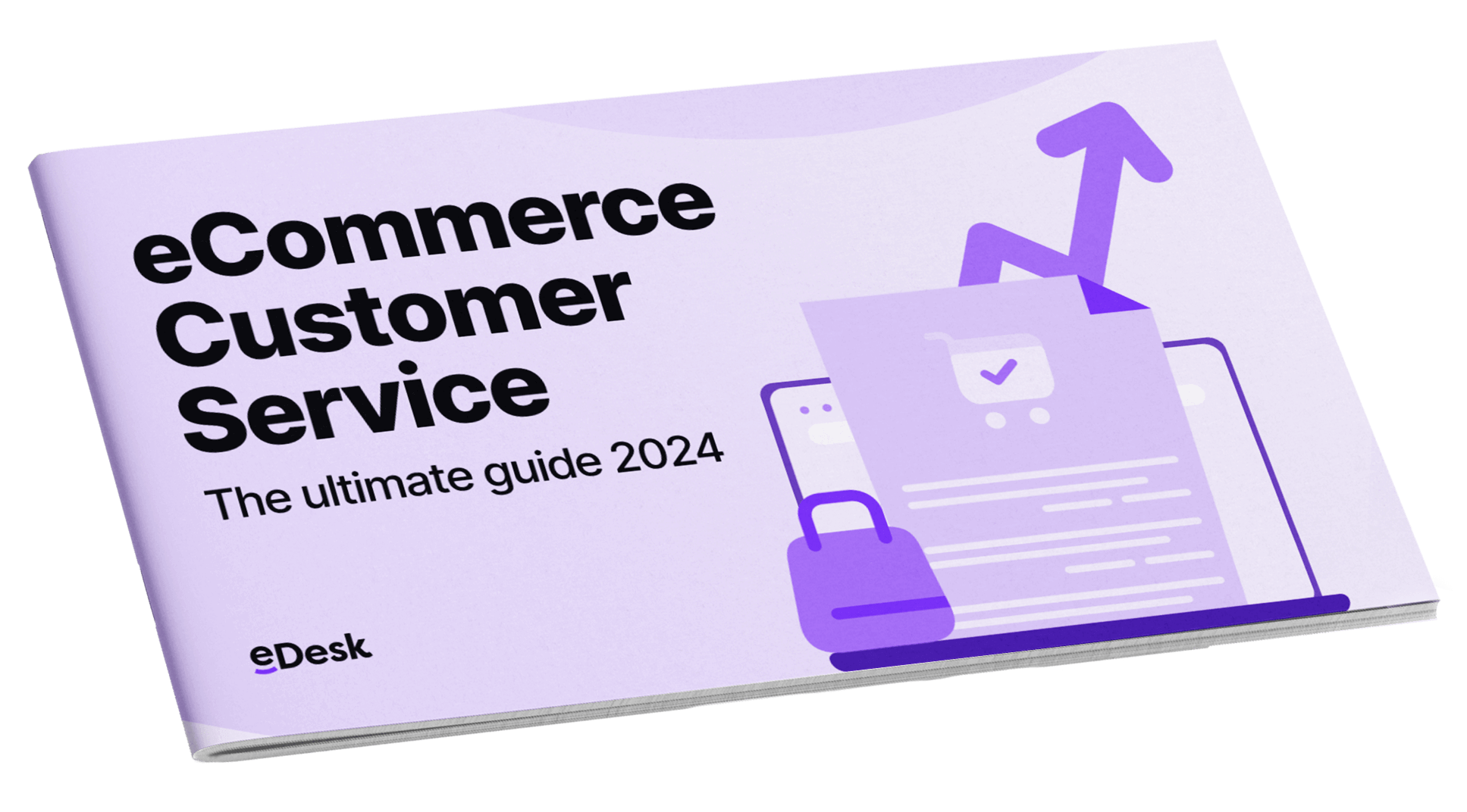 eCommerce Customer Service: The Ultimate Guide 2024 image cover.